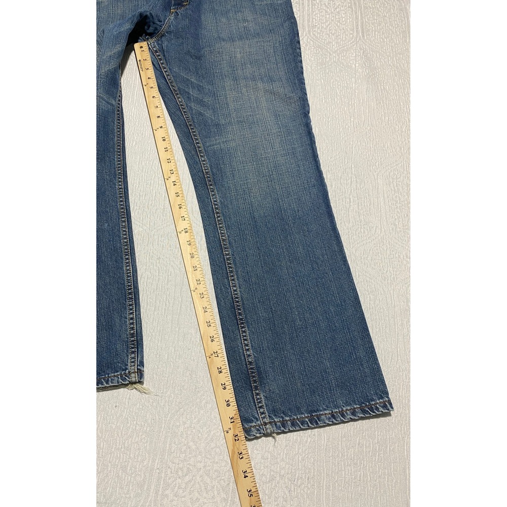 Lee Premium Select Relaxed Fit Jeans Mens 38x32 Medium Wash Blue Straight Leg - Picture 6 of 9